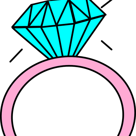 clipart of a diamond ring