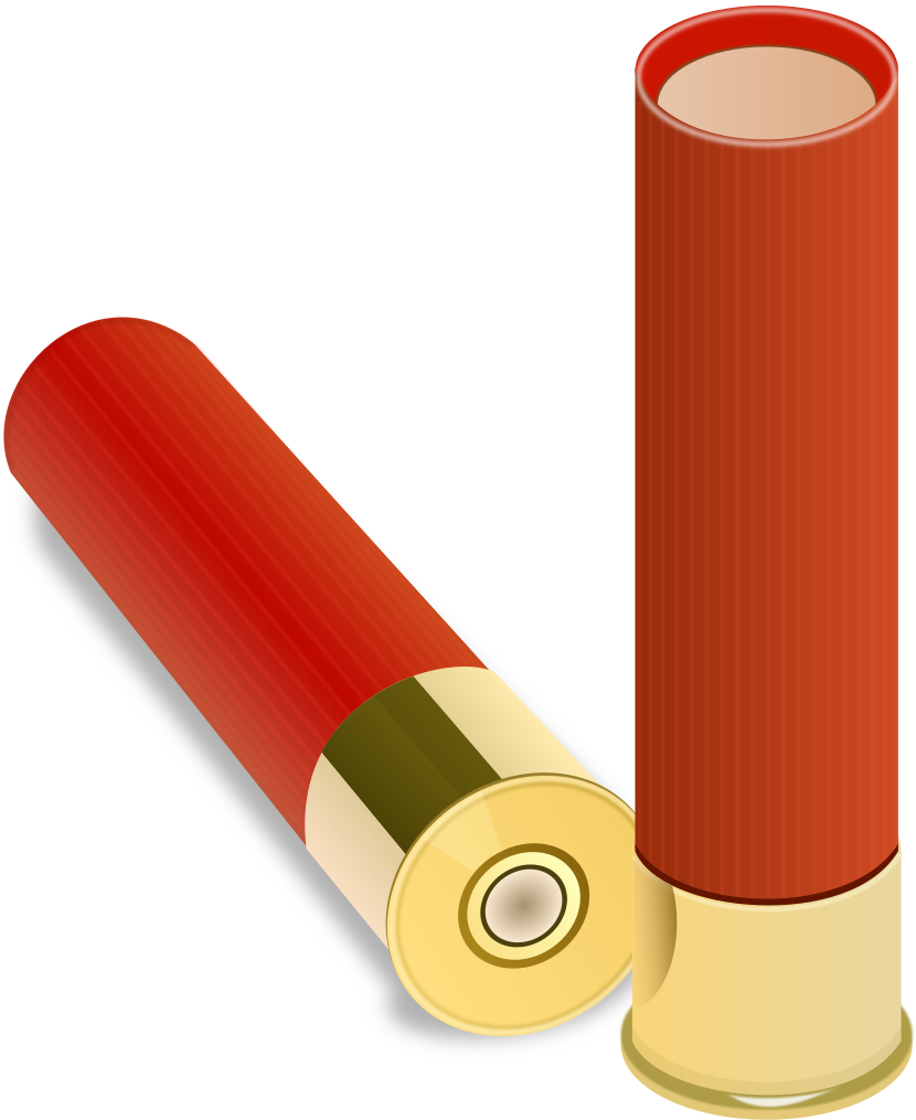 clipart image of some shotgun cartridges